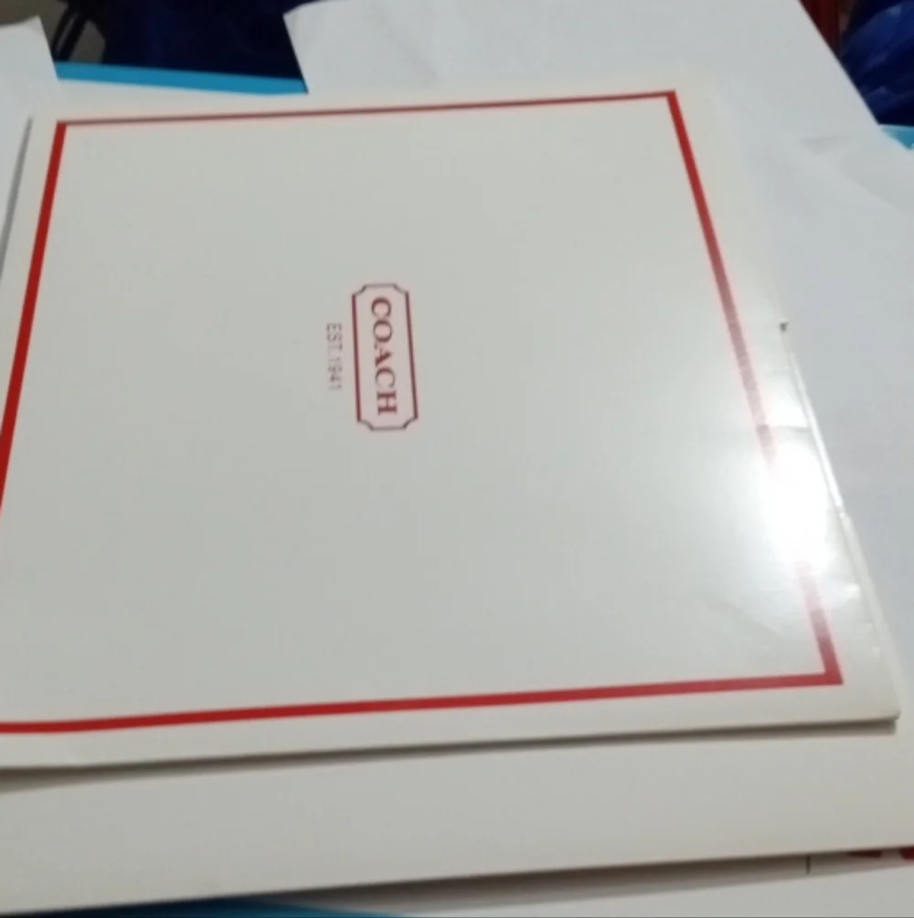 Coach White and Red Vintage Storage -Gift Box